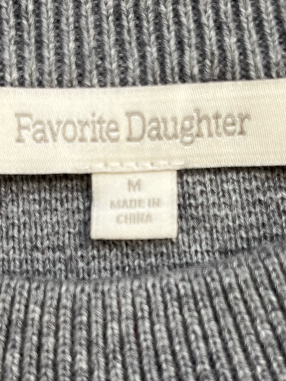 Fatigue Sisters Sweatshirt in Heather Grey by the brand Favorite Daughter. Med - Picture 5 of 6